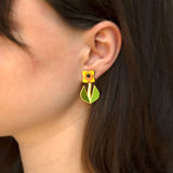 Daffodil Jacket Earrings