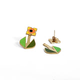 Daffodil Jacket Earrings