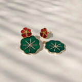 Nasturtium Jacket Earrings SECONDS