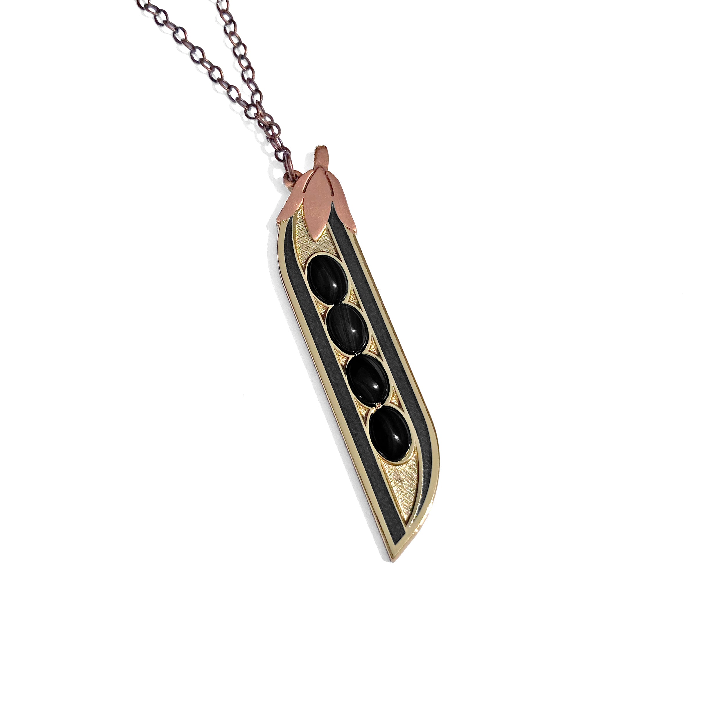 Bean Pod Necklace