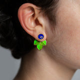 Blueberry Jacket Earrings SECONDS